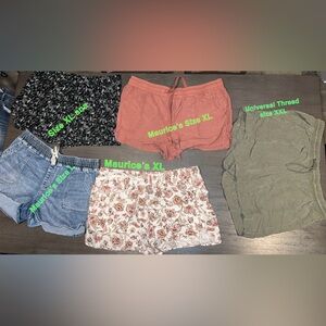Plus Size Shorts Lot